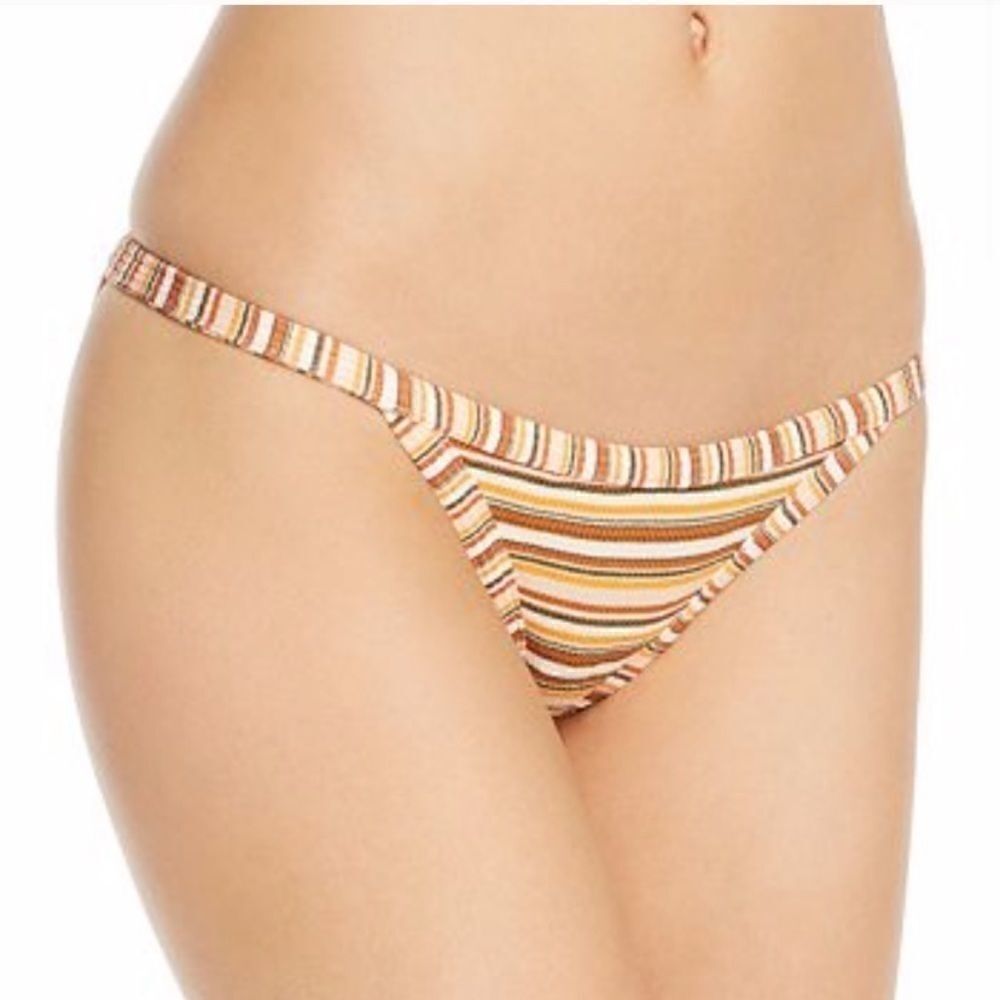 NWT Ellejay Tara striped bathing suit bottoms